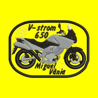 V-STROM 650 versao 2004 preto e branco