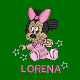 MINNIE COM ESTRELAS com nome