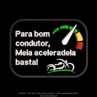 Para bom condutor meia aceleradela basta!