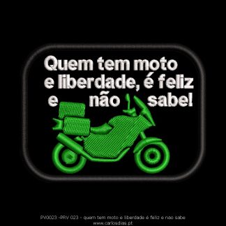 Quem tem moto e liberdade é feliz e não sabe!
