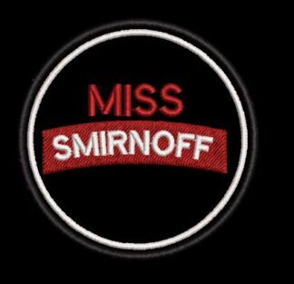 MISS SMIRNOFF fundo preto