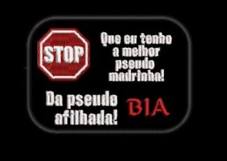 STOP com mensagem